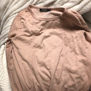 super cute coral sweatshirt/sweater top